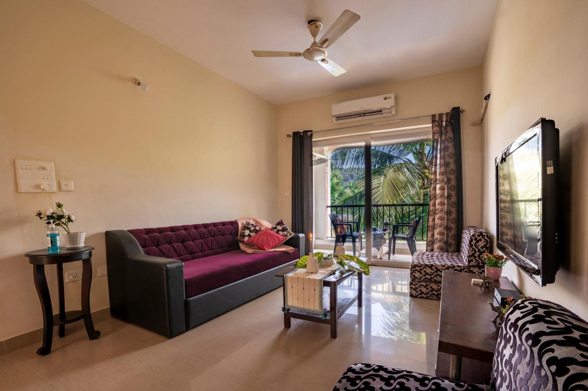 Goa Chillout Apartment - 1Bhk, Baga Eksteriør billede